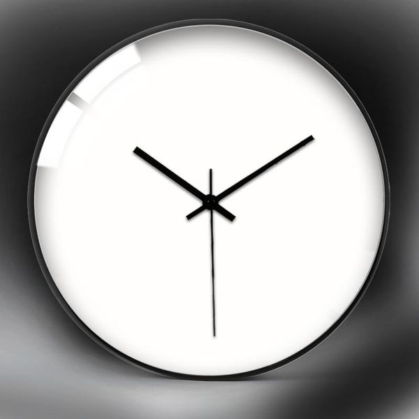

wall clocks simple modern clock living room silent quartz bedroom relojes madera pared home decor bb60wc