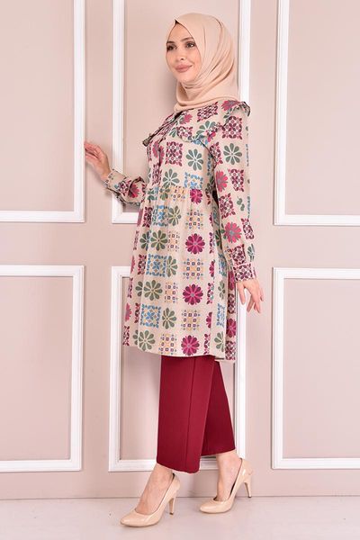 

ethnic clothing baby burning combin burgundy tkn3440, Red