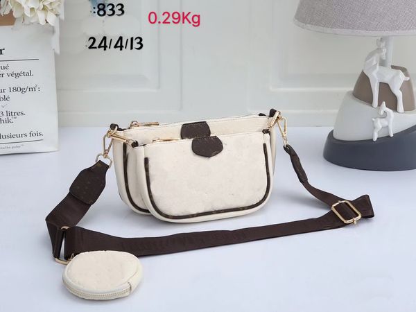 Top qualità 3 pezzi abito tela hobo per borsa a tracolla da donna Borsa a tracolla da donna Tote catene borsa borsa presbite borse a tracolla borse borse