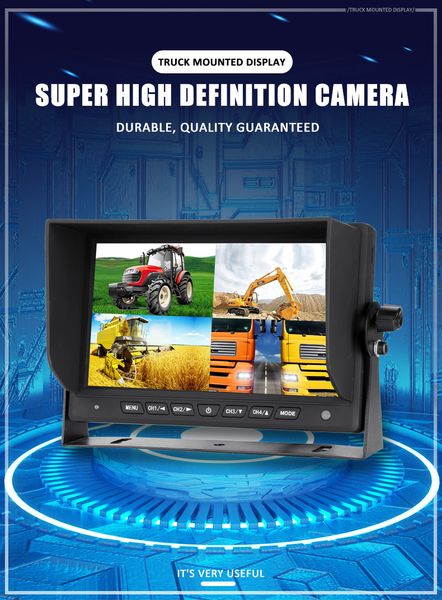 

hd truck monitor cars screen lcd reversing screens car security system