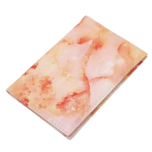 

card holders marble style passport cover waterproof holder designer travel case brand marbled, Brown;gray