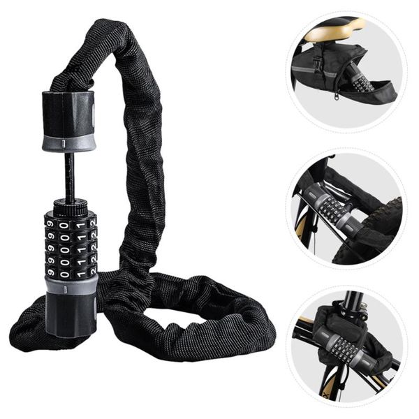 

bike locks 1pc waterproof lock 5-digit coded alloy steel