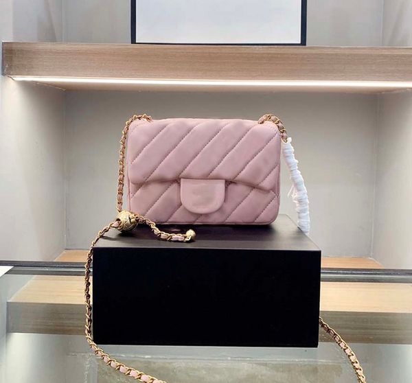 

designer bags handbag totes shoulder cross body women classic caviar square sheepskin chains bag 6 color luxury_bagshop888 86786