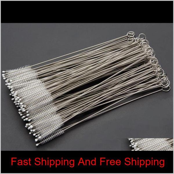

stainless steel drinking straws cleaning brush pipe tube baby bottle cup reusable household cleaning qylscz dh_seller2010