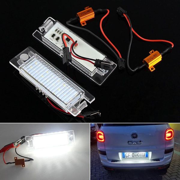 

emergency lights 2pc led number license plate light lamps for punto 188 evo van pratico 263 doblo marea multipla tipo 500l bravo croma