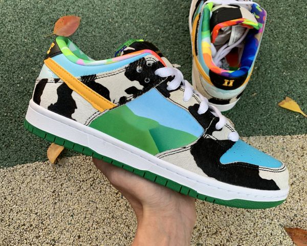 

shoe dk low x ben jerry skateboard shoes trainers sports sneakers with box