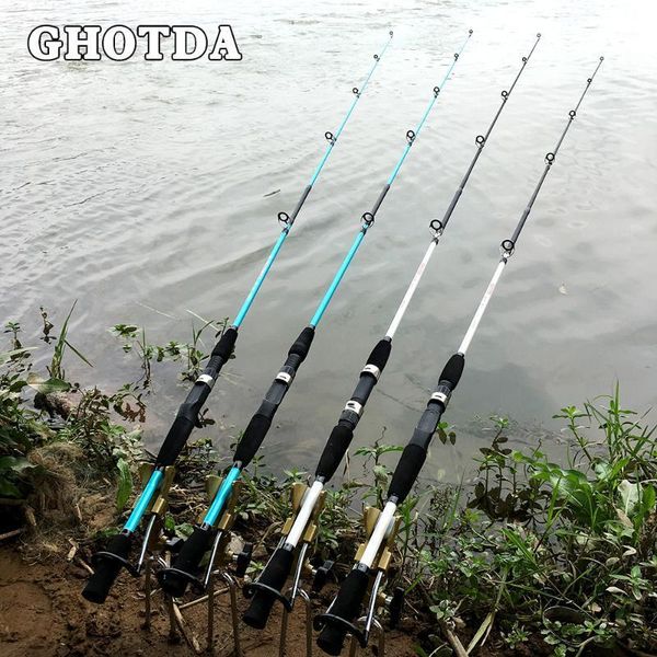 

casting spinning fishing rod 3-21g lure weight baitcasting travel lure1