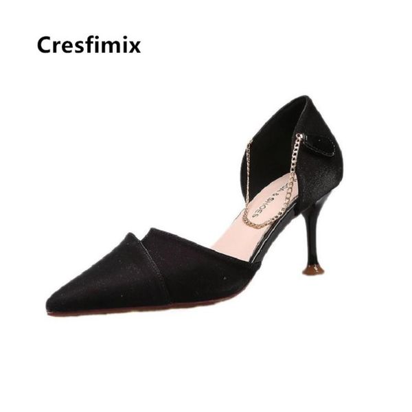 

dress shoes pompes femmes women fashion wine red comfortable high heel pumps lady casual spring & summer e5143, Black