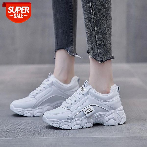 

new luxury shoes women winter designers platform white sneakers women leather thick-soled casual sports shoes basket femme #rr0m