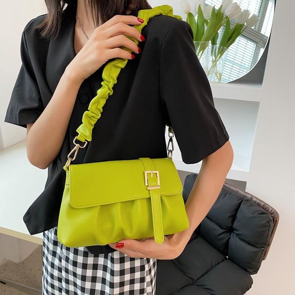 

evening bags small green crossbody for women 2021 classic leather shoulder handbags and purses women's trending sweet hand bag