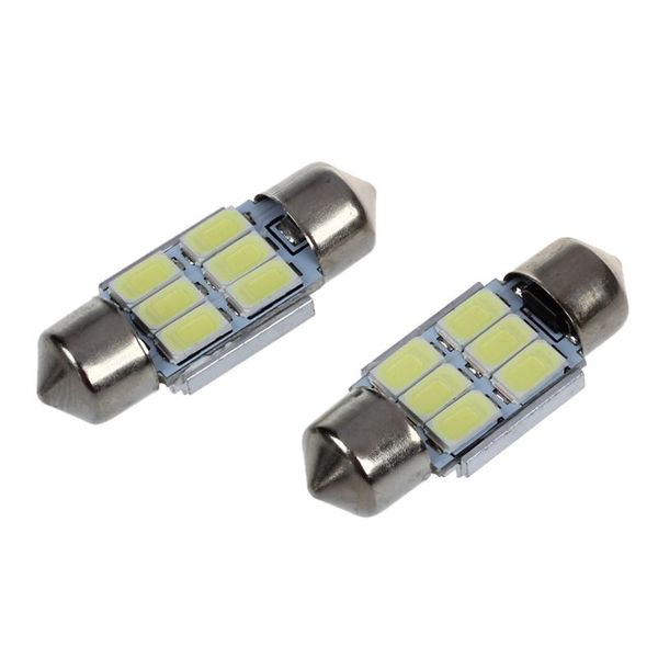 

bulbs 2 x 31 mm 6 5630 smd led festoon indoor lighting 3w 195lm 6500k