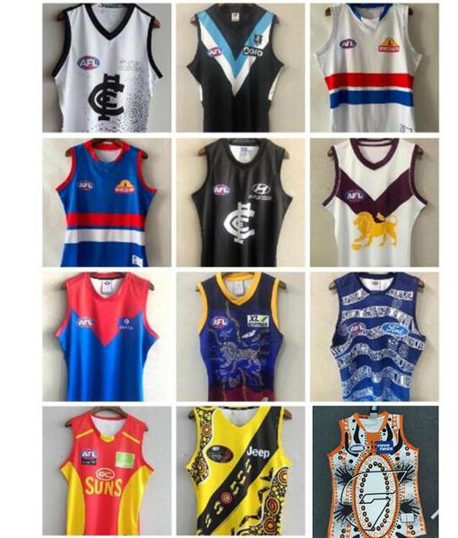 

presell 2021 2022 afl western bulldogs rugby jerseys 21 22 richmond brisbane lions port adelaide hawthorn essendon melbourne crows gws giant, Black;gray