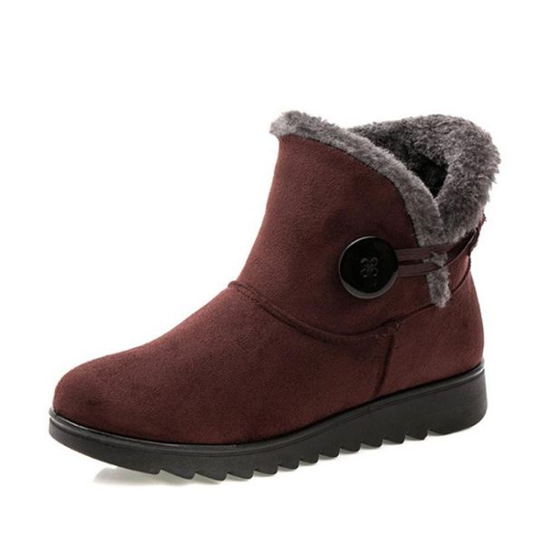 

boots classicfashion snow warm fur women ankle winter for shoes, Black