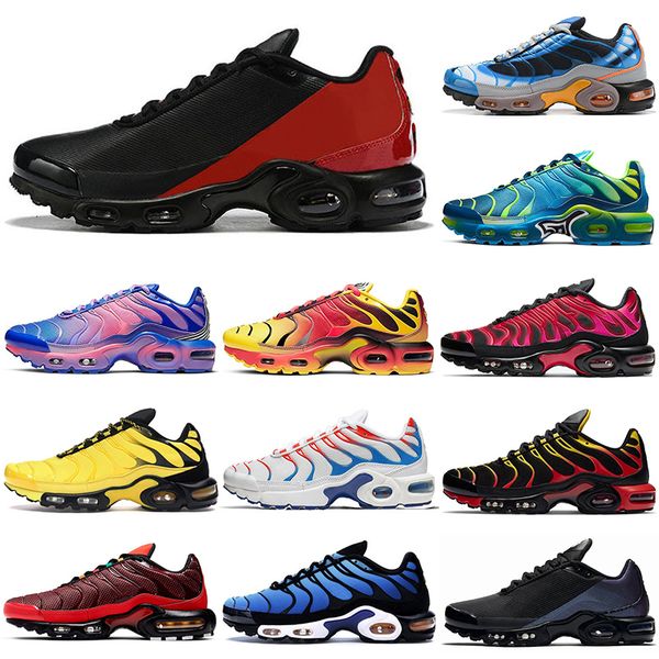 

tn se running shoes plus men women rainbow fire orange voitage purple triple white black total crimson hyper blue throwback future sneakers