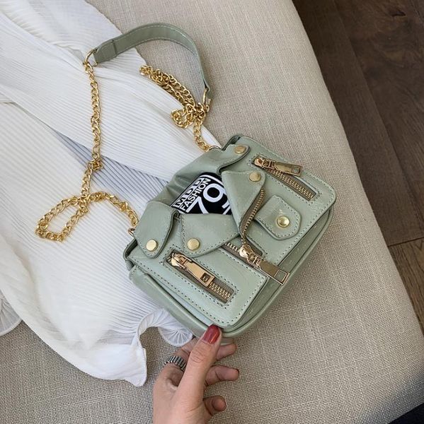 

2021 summer fashion chain diagonal bags personality one-shoulder small square bag