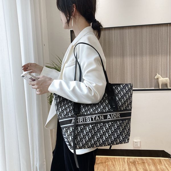 

handbag canvas printed handbag large capacity shoulder fashion shopping tote bag women