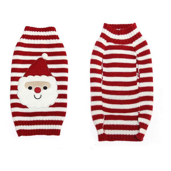 

dog apparel pet christmas clothes warm thick knitwear sweater for cat small medium large dogs year supplies