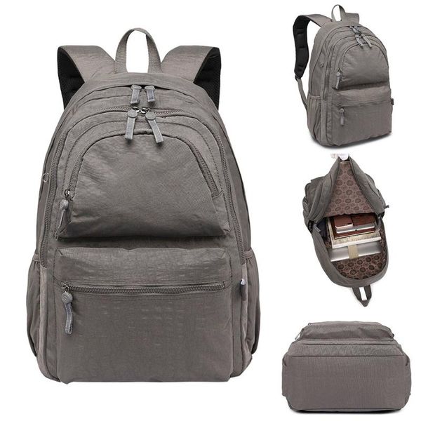 

backpack camping travelling adjustable straps zipper lapsport casual nylon waterproof high quality
