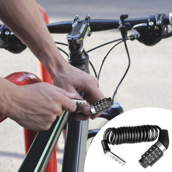 

bike locks bicycle safety lock portable cable high-strength durable