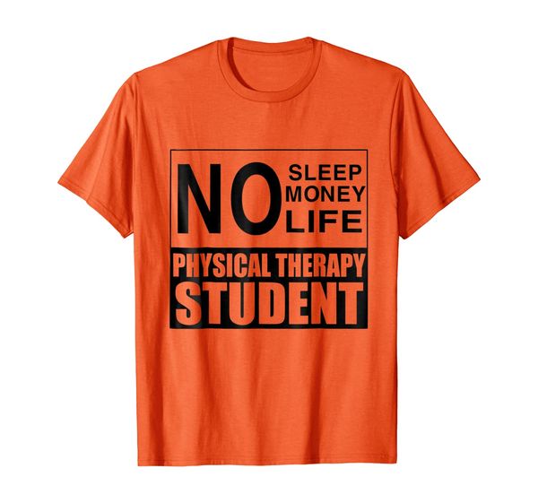 

physical therapy student t-shirt. gift tee from parents., White;black