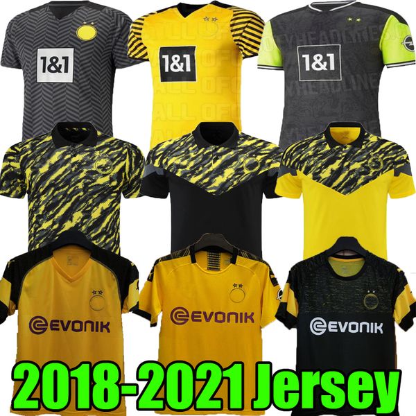 

21 22 dortmund soccer jerseys home away jersey haaland reus hazard 2021 2022 balr sancho special edition 110th football shirts polo training, Black;yellow