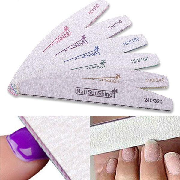 

nail files 1pc file buffer double side of the 100/180 trimmer lime in art grinding tool