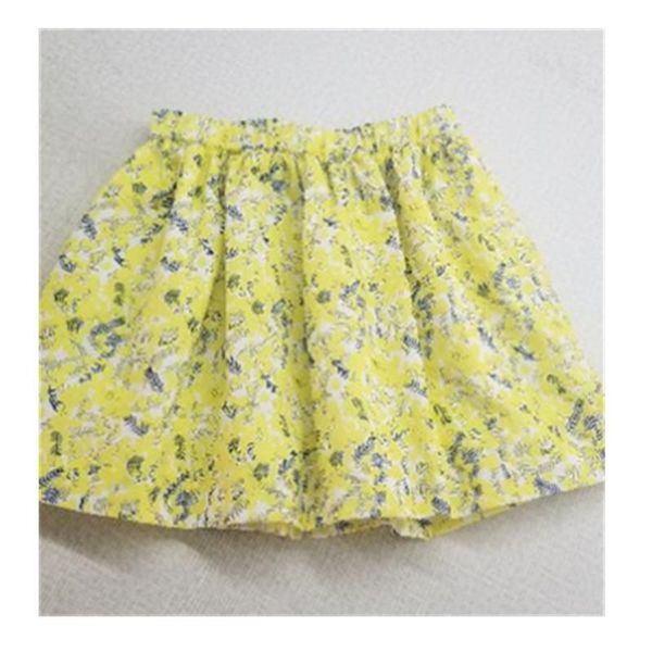 

skirts girls skirt toddler summer yellow floral sweet baby clothes, Blue