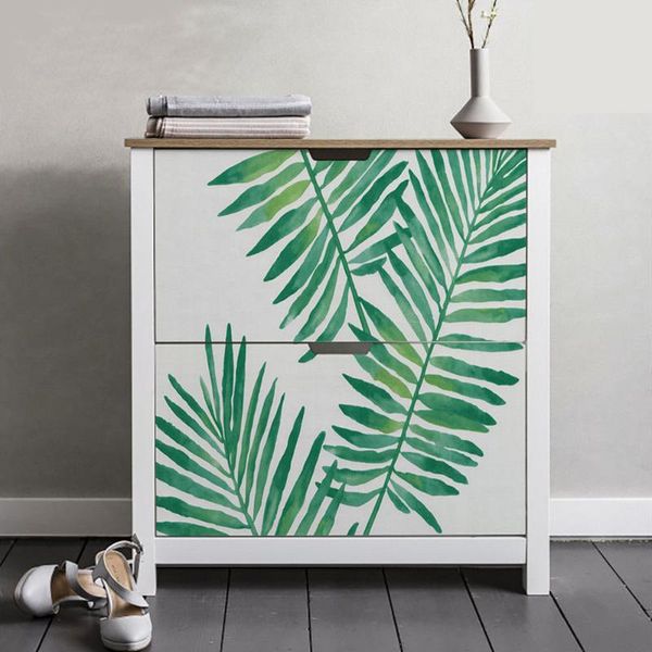 

wallpapers 6mhome decor nordic leaf self-adhesive pvc wallpapes rroom room bedroom background vinilo decorativo pared wall sticker