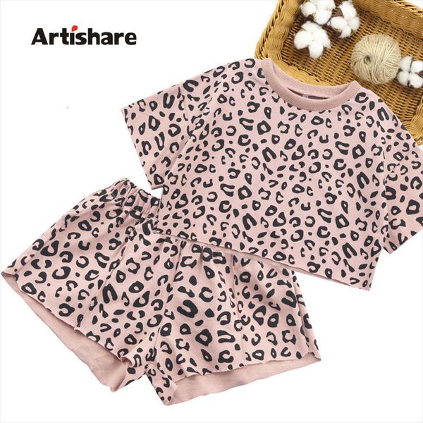 

clothes for girls leopard short outfits summer girl casual style kids clothing 6 8 10 12 14, White