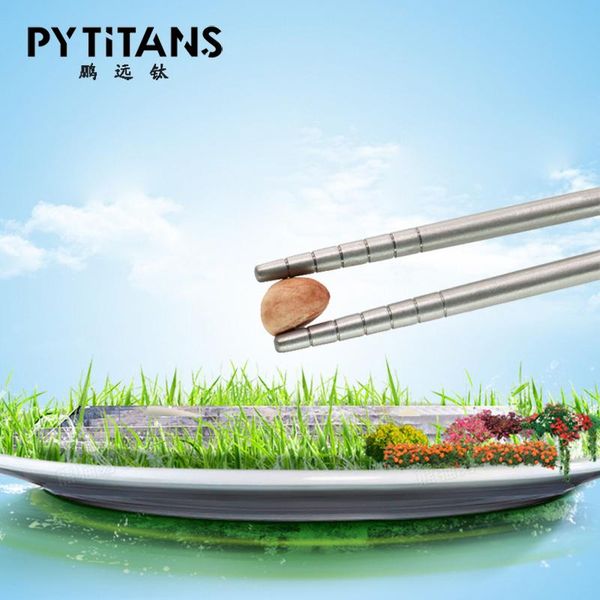 

pytitans titanium chopstick solid pure titanium stick as gift health chopstick