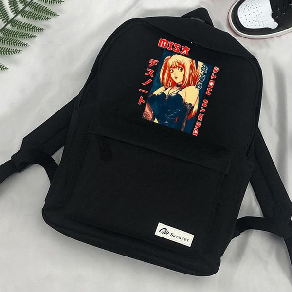 

backpack death note shinigami ryuk misa manga yagami l