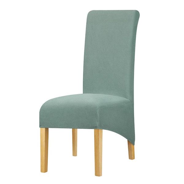 

1/2/4/6 pcs xl size chair cover polar fleece fabric high bcak elastic chair covers l big size party banquet housse home