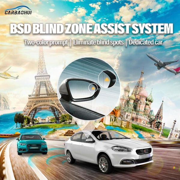 

car rear view cameras& parking sensors millimeter wave radar blind spot detection system bsd bsa bsm monitoring change lane assist for