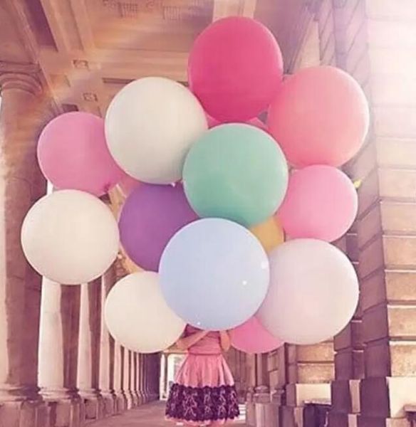 Altri accessori da sposa Happy Birthday Birthday Weeding Decorazione celebrazione 36 pollici Super Big Grande GRANDE LATEX Palloncino Festival Festival Party Palloncini Matrimoni Accessori