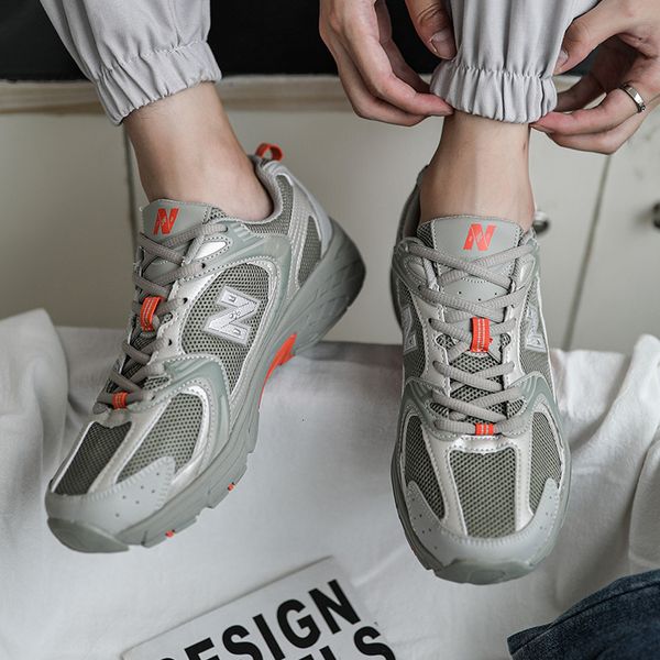 

2021 spring and autumn bailun cool n-word running fashion casual sports mh trendy men's sho, Black