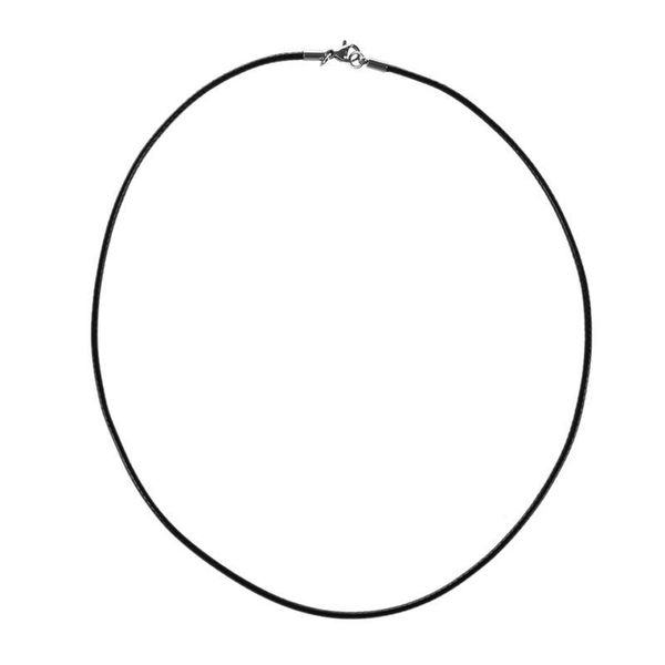 

dog collars & leashes -2.0mm wide leather cord necklace chain men 43cm