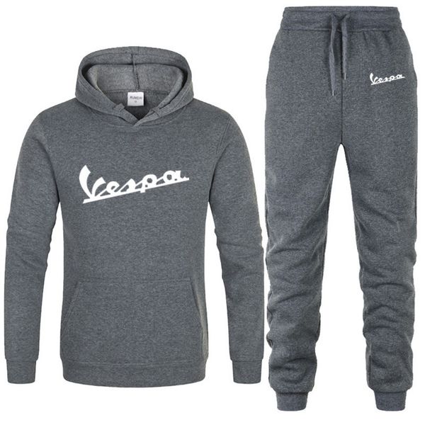 

men's sweater vpa casual sports hooded sweater set sweatshirt coat, Black