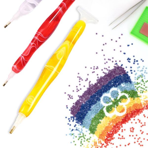 

diy diamond painting pen rhinestones pictures point drill pens for 5d painting multifunction crystal embroidery tools, Black