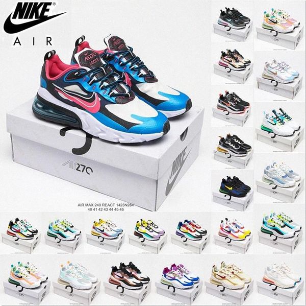 

bauhaus blue nike air max 270 2.0 react mens 27c running shoes triple black white bred dusk purple oracle aqua 270s safari men women trainer