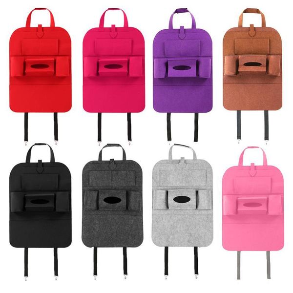 

car organizer multi-pocket back seat storage bag backrest pocket protector
