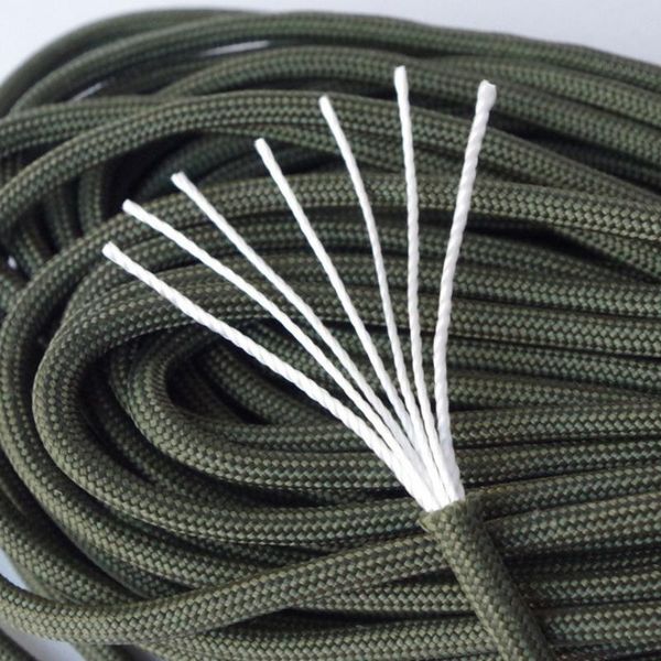

2021 new outdoor emergency rope 7-core umbrella rope outdoor equipment binding escape tool nylon camping equipment