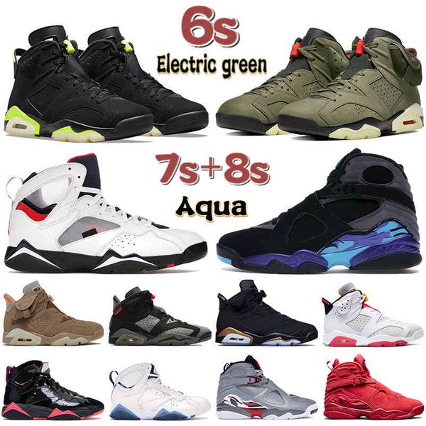 

2022 6 6s basketball shoes university blue unc 7 7s electric green cactus dmp 8 8s aqua playoffs hare paris men designer sneakers
