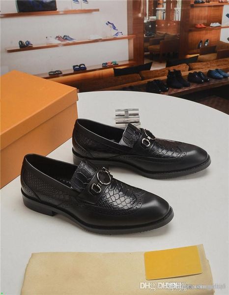 

a2 luxury crocodile grain slip-on oxfords casual fashion pointed toe designeer mens dress shoes for male plus size 38-45 dropshipping 33, Black