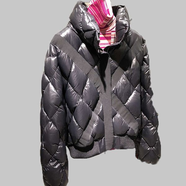 

new winter jacket women fashion thick womens winter coat hooded down jackets parka femme casual docero 201014, Black