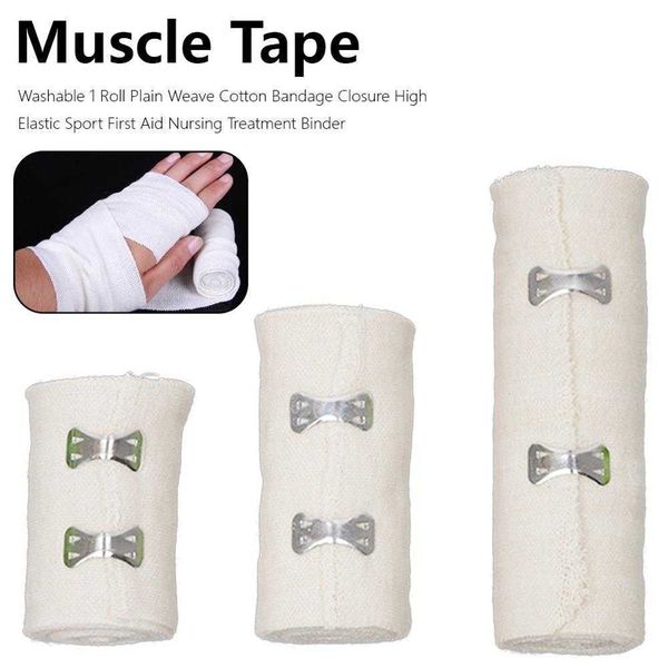 

1 roll high elastic bandage wound dressing outdoor sports sprain treatment bandage for first aid kits accessories