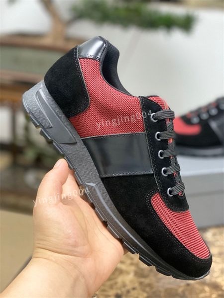 

wholesale boots high-quality rhyton heighten casual shoes heavy sports milan runway fashion men's shoe flat strawberry rat pattern big, Black