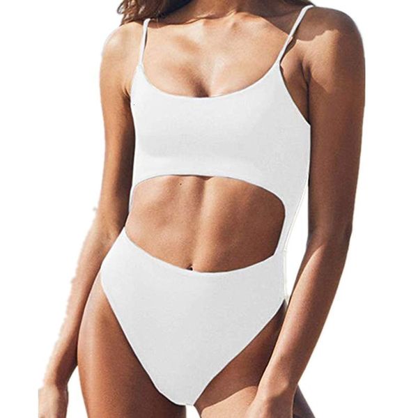 

a piece women badmode push up bikini batsuit new 2020, White;black
