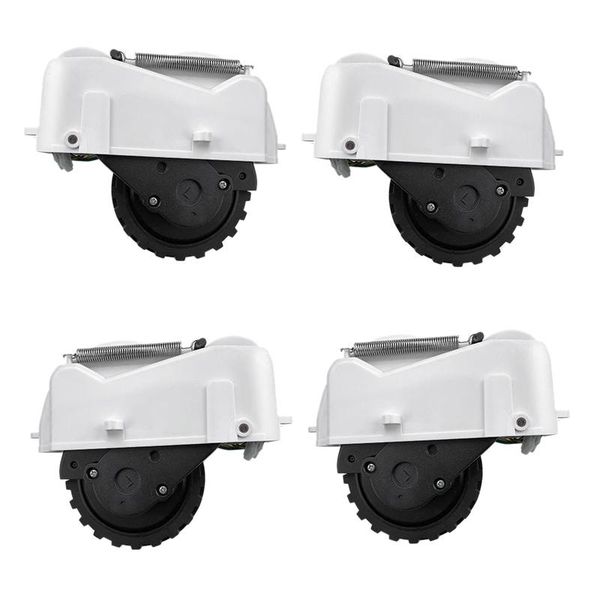 

4pcs right wheel left wheel for 360 s6 robotic vacuum cleaner spare parts accessories replacement,white