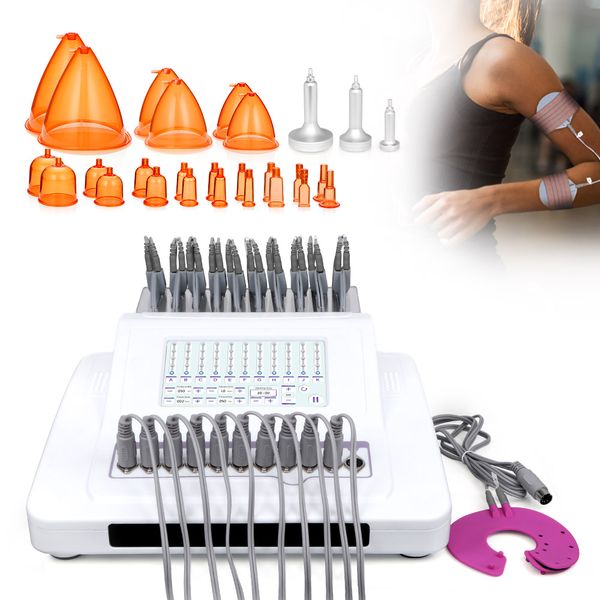 

ultrasonic cavitation weight loss treatment rf probe muscle stimulator body slimming vacuum therapy breast enlargement machine, Black;white