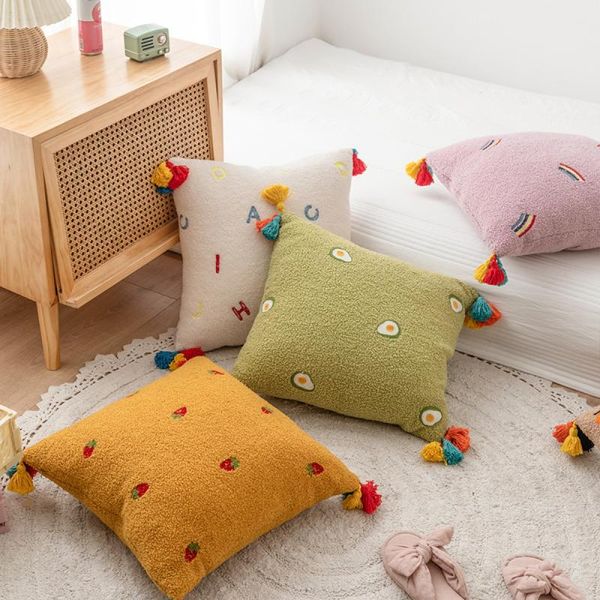 

cushion/decorative pillow nordic decorative cushion seat with pillowcase sofa back for bedding chair cushions home decor